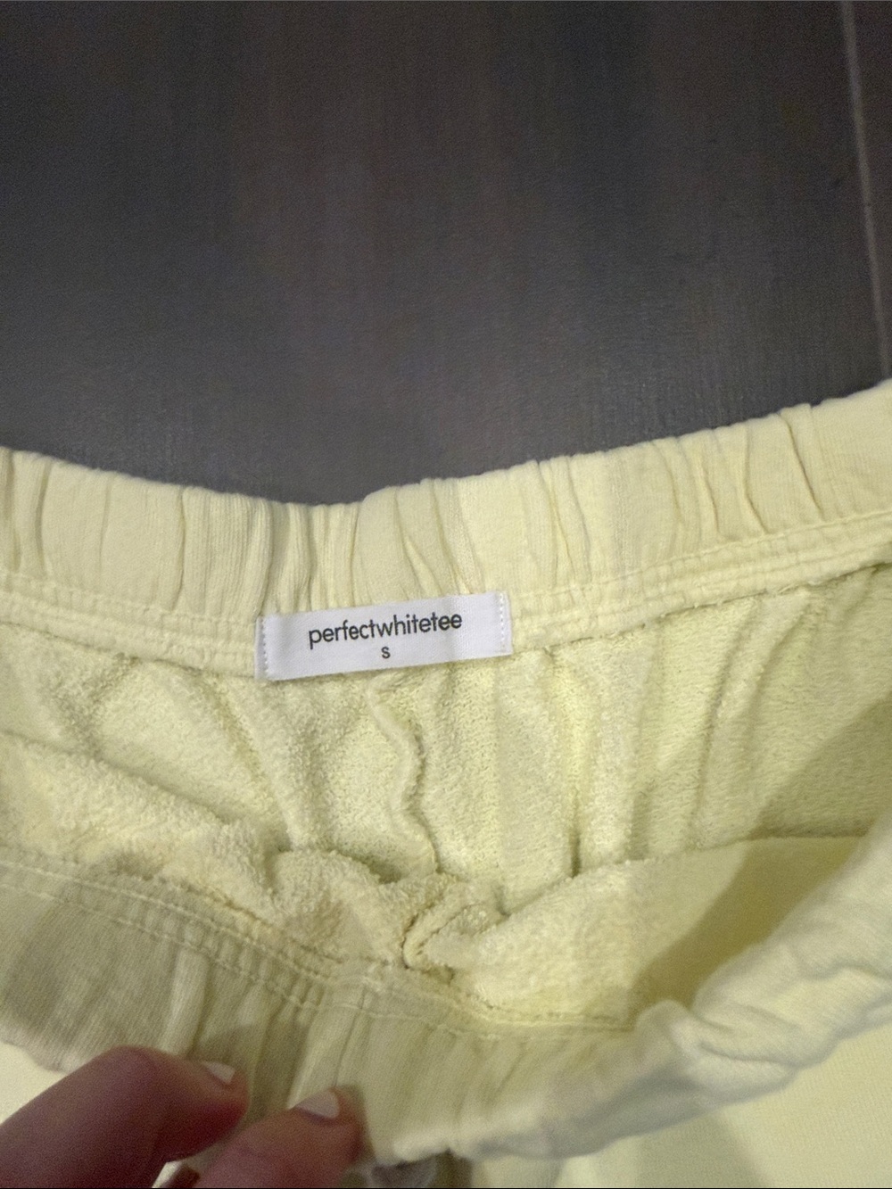 perfectwhitetee Yellow Ribbed Tank & Lounge Shorts Set - Picture 5 of 5